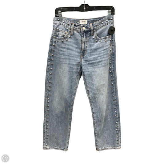 Jeans Straight By Pistola In Blue Denim, Size: 2