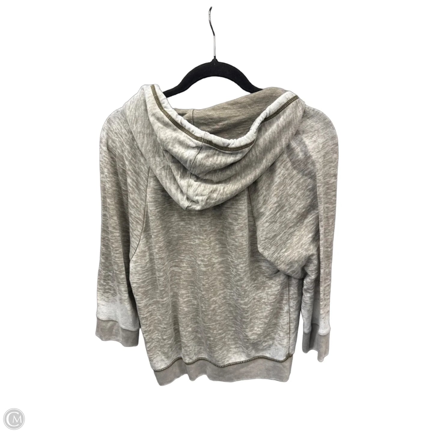 Sweatshirt Hoodie By Aerie In Grey, Size: M