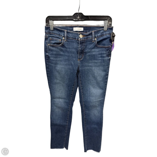 Jeans Cropped By Loft In Blue Denim, Size: 6