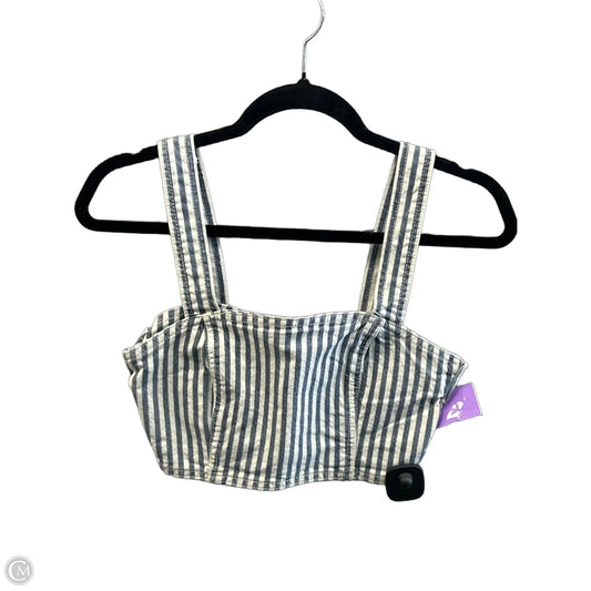 Top Sleeveless By Zara In Striped Pattern, Size: S