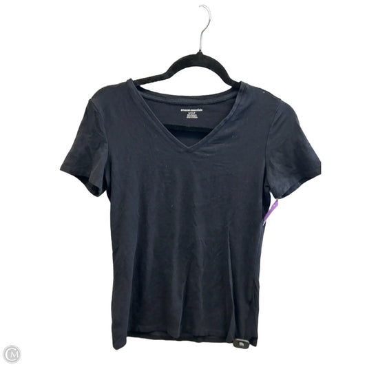 Top Short Sleeve Basic By Amazon Essentials In Black, Size: S