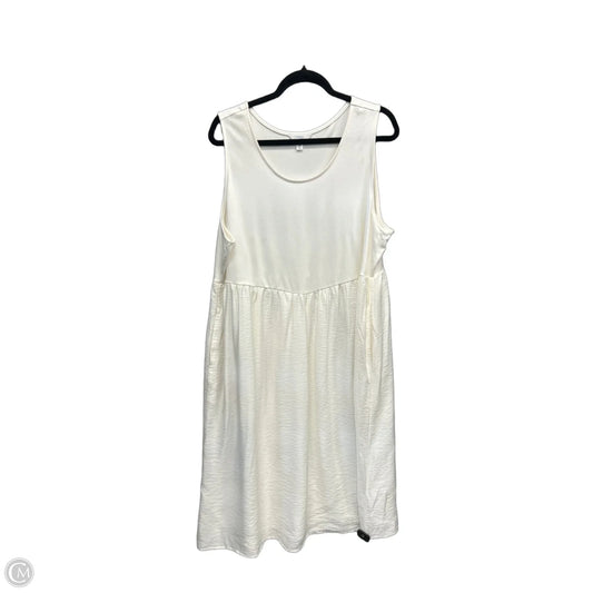 Dress Casual Midi By Time And Tru In Floral Print, Size: 3x