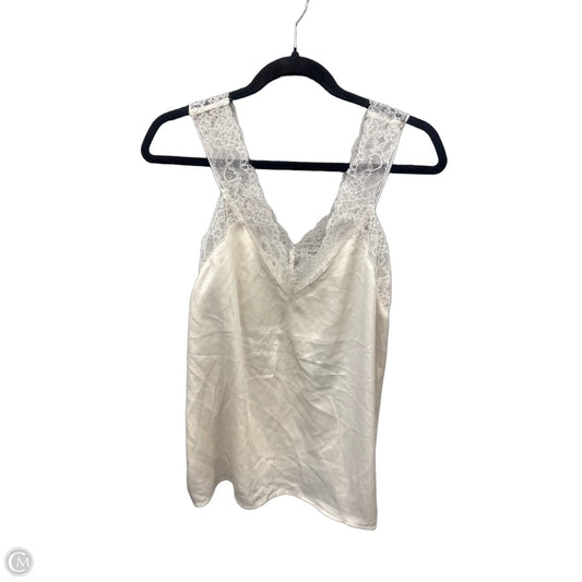 Top Sleeveless By Express In Cream, Size: M