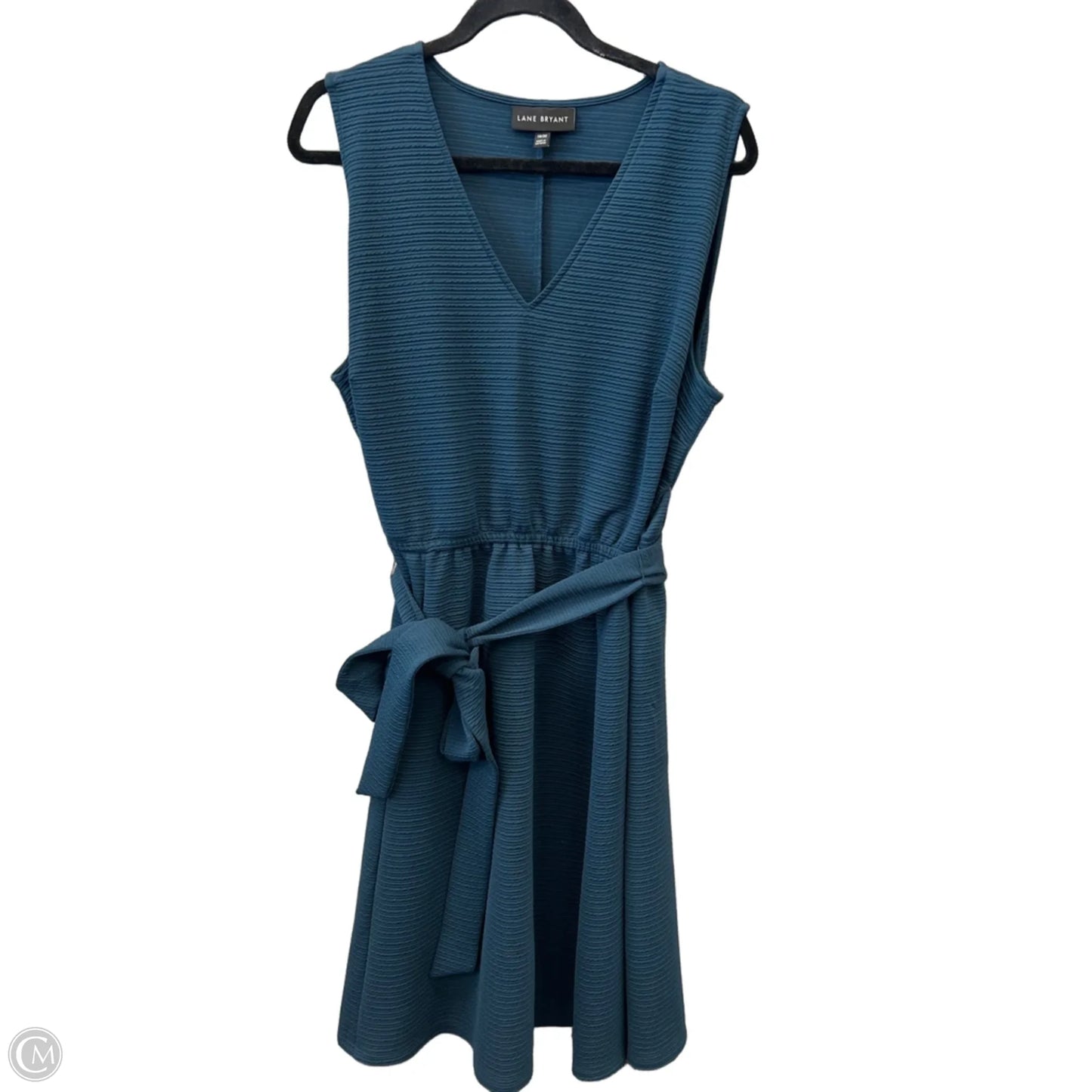 Dress Casual Midi By Lane Bryant In Blue, Size: Xxl