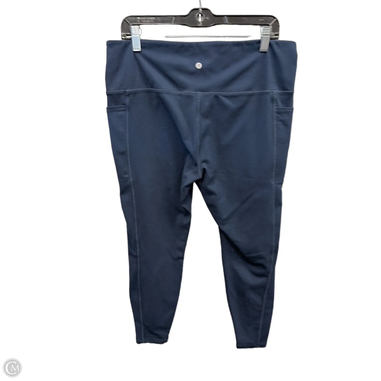 Athletic Leggings By Danskin In Blue, Size: Xxl