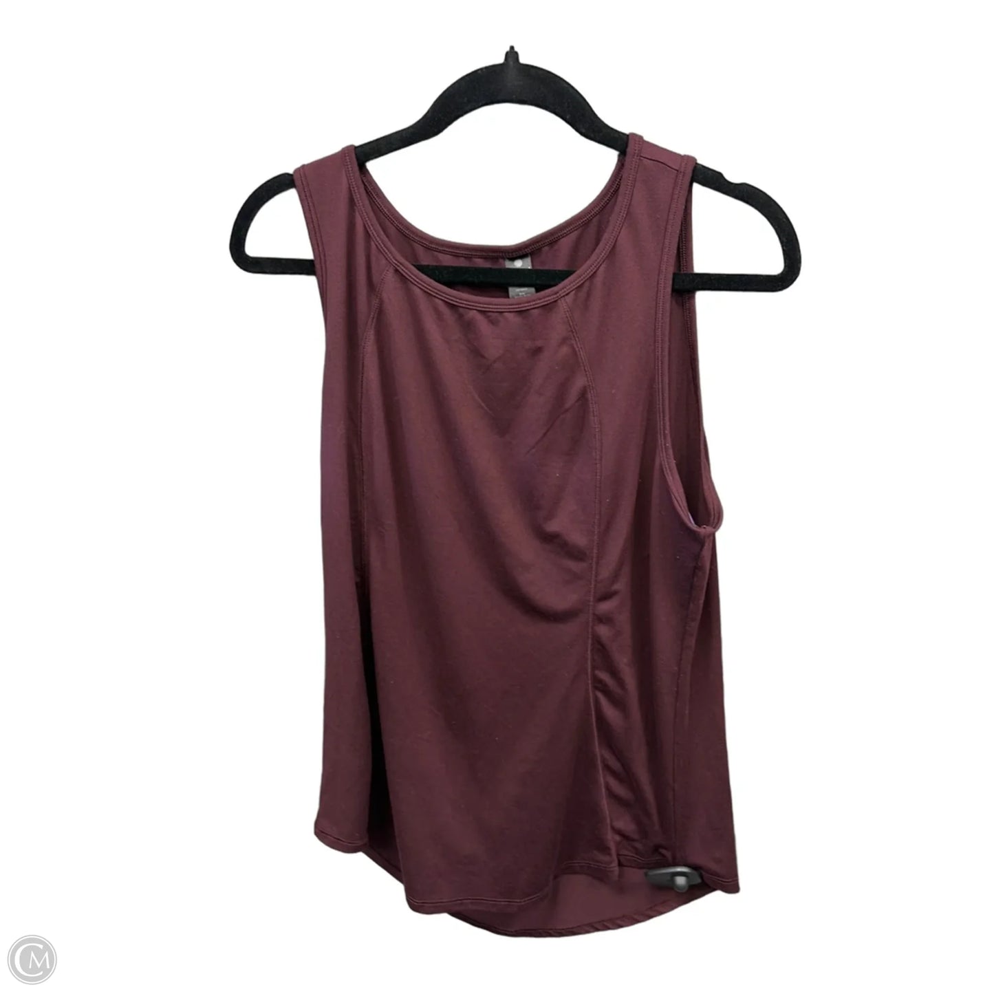 Athletic Tank Top By Yogalicious In Maroon, Size: L