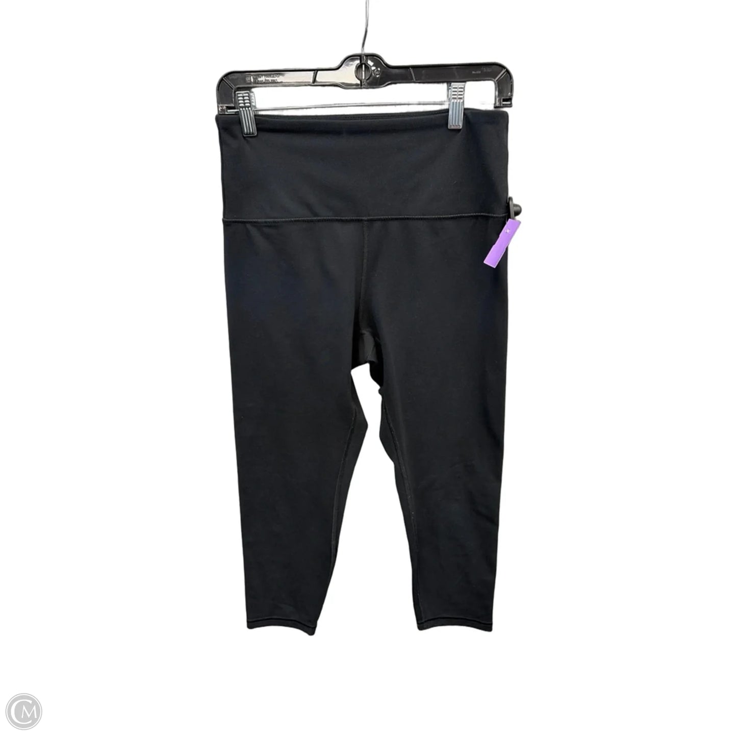 Athletic Leggings Capris By Zobha In Black, Size: L