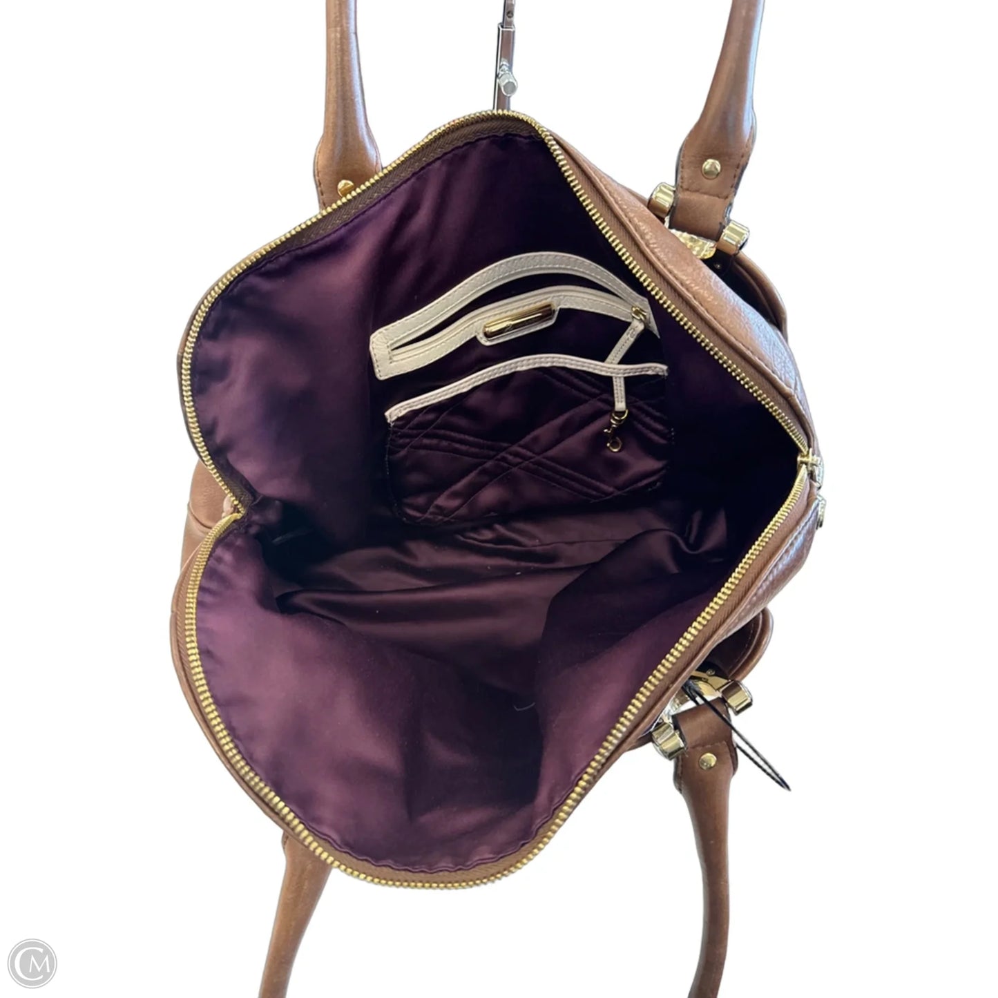 Tote Leather By B. Makowsky, Size: Medium