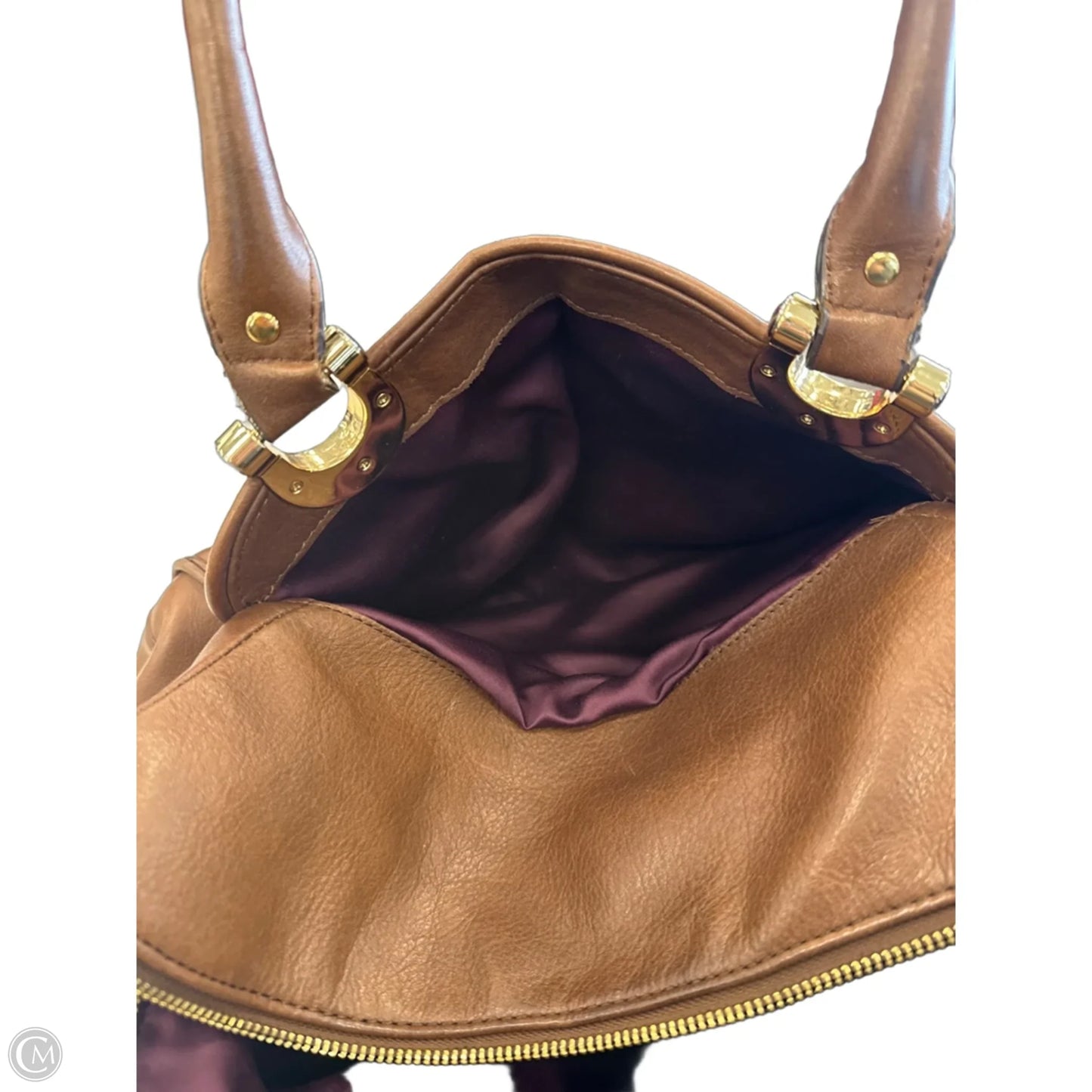 Tote Leather By B. Makowsky, Size: Medium