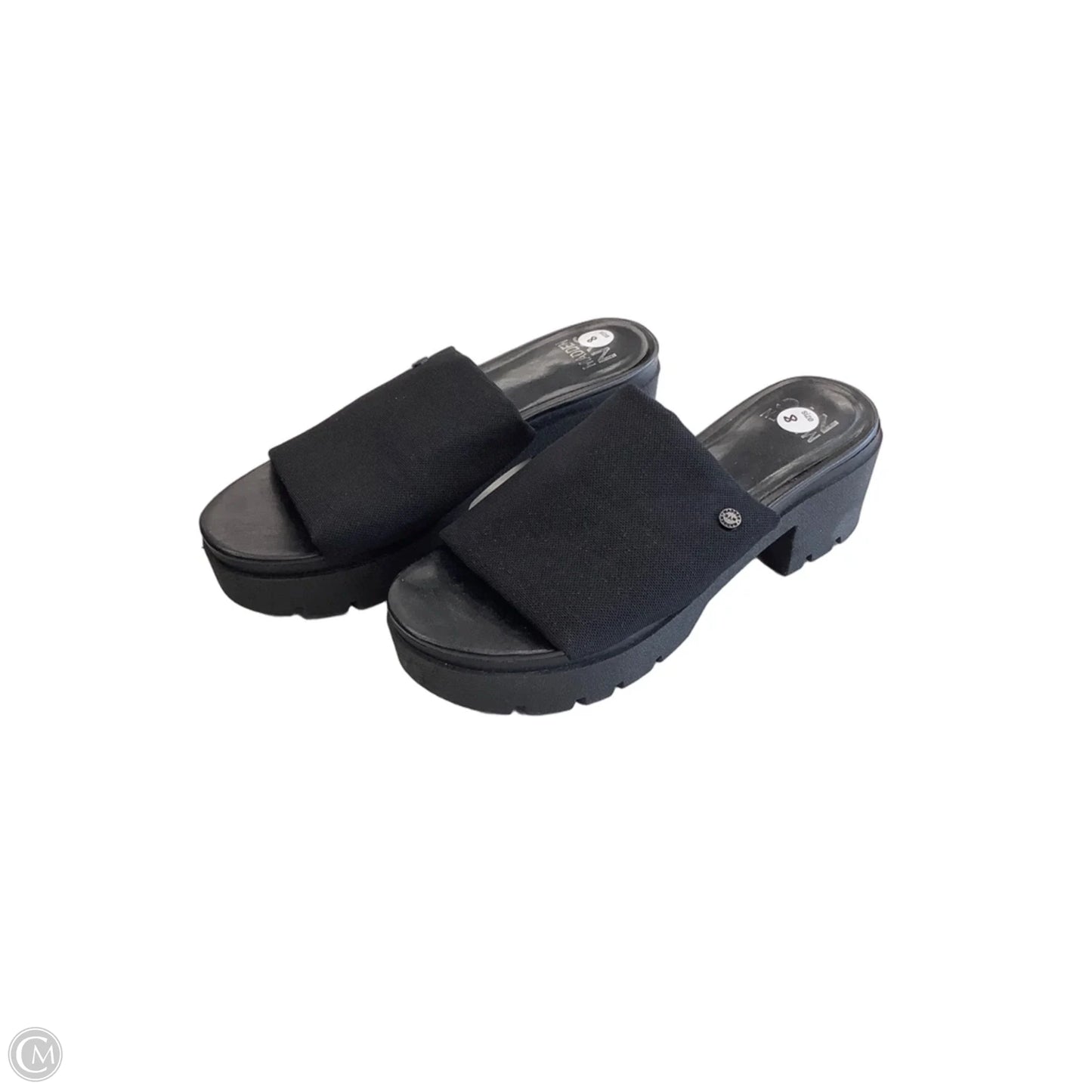 Sandals Heels Block By Madden Nyc In Black, Size: 8