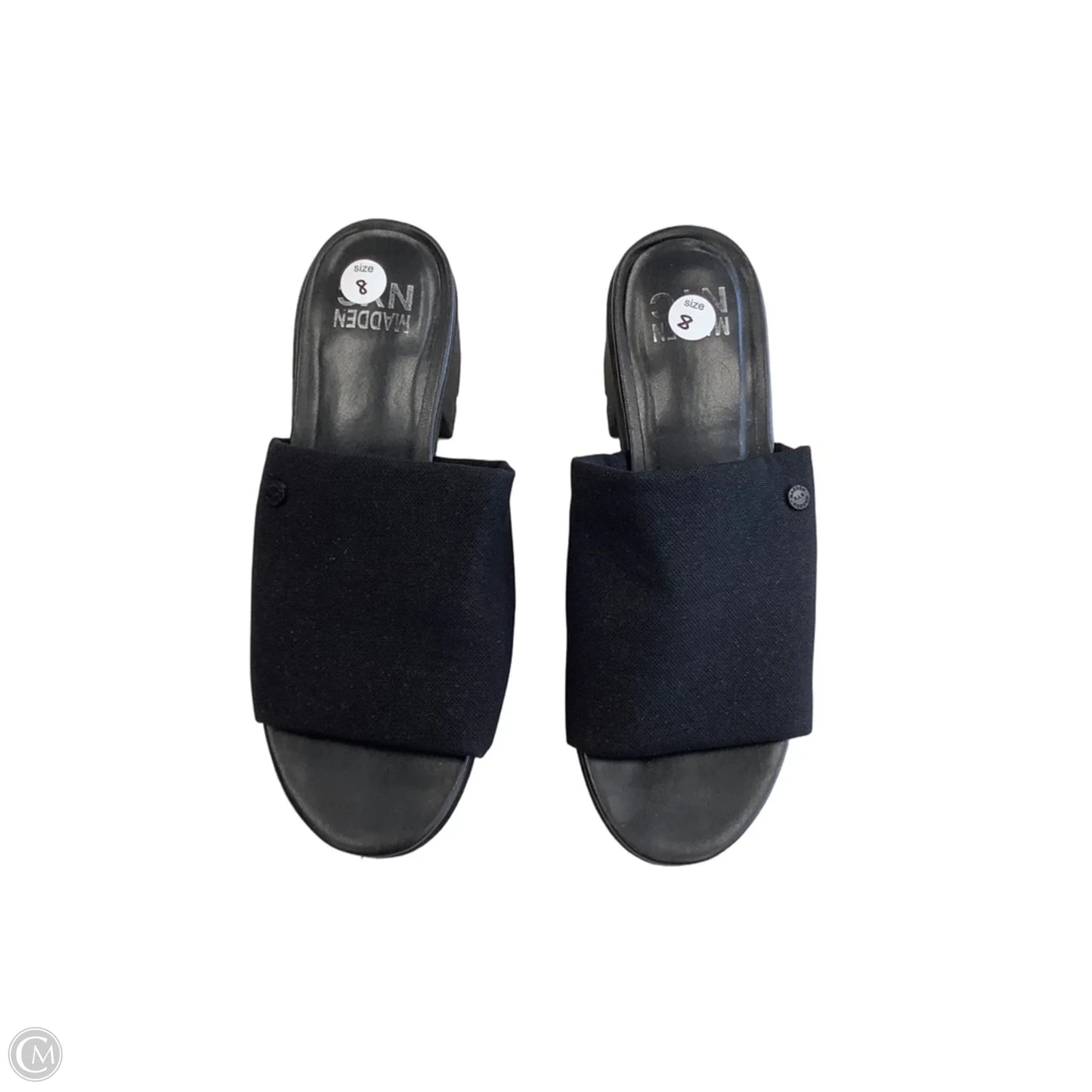Sandals Heels Block By Madden Nyc In Black, Size: 8