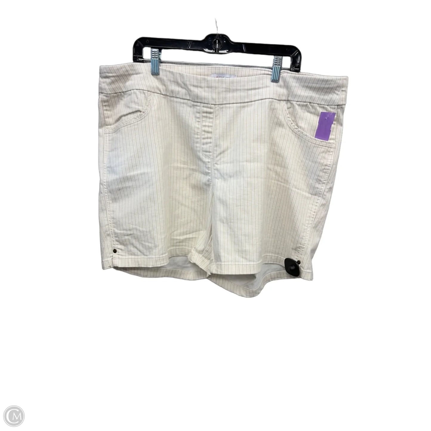 Shorts By Liz Claiborne In Striped Pattern, Size: 20
