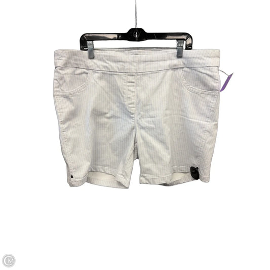 Shorts By Liz Claiborne In Striped Pattern, Size: 20
