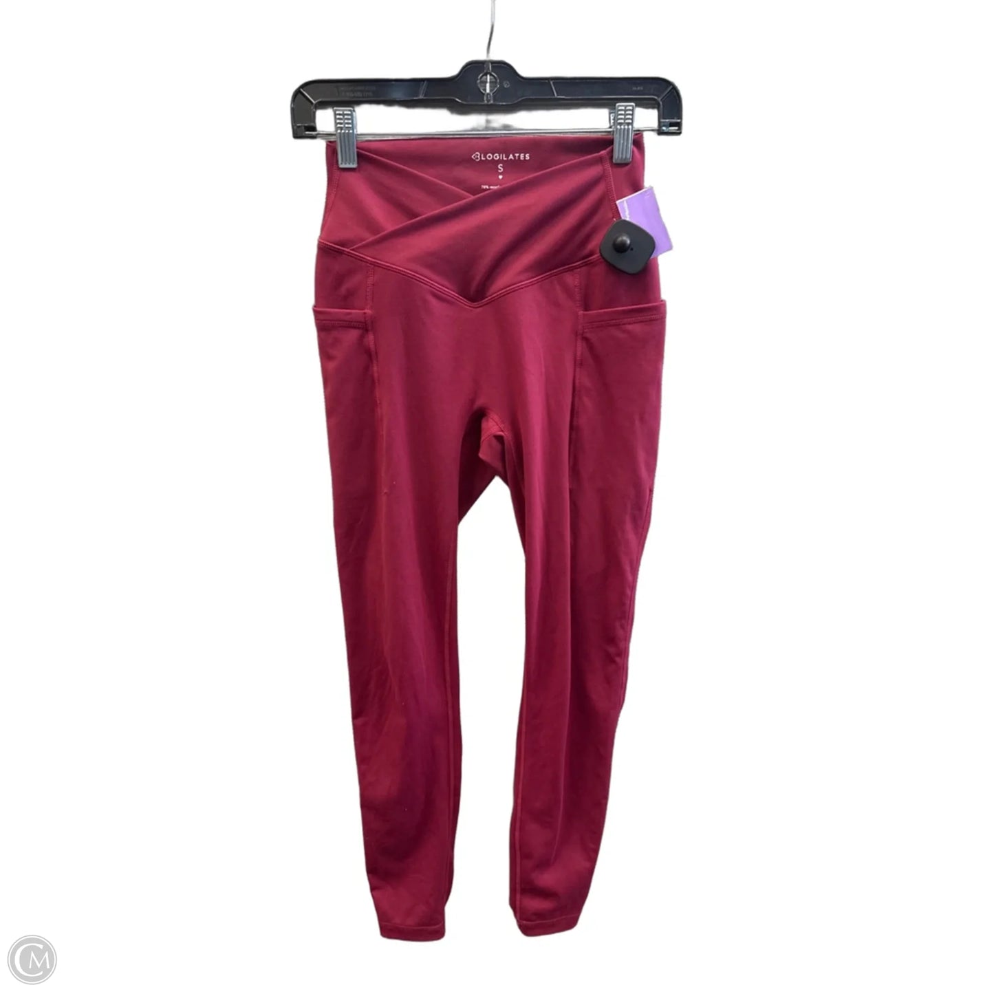 Athletic Leggings By Clothes Mentor In Red, Size: S