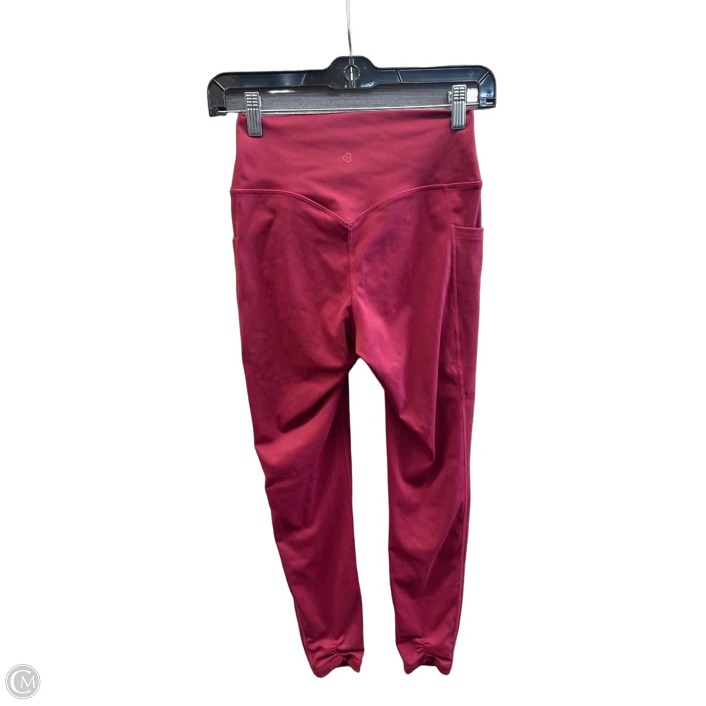Athletic Leggings By Clothes Mentor In Red, Size: S