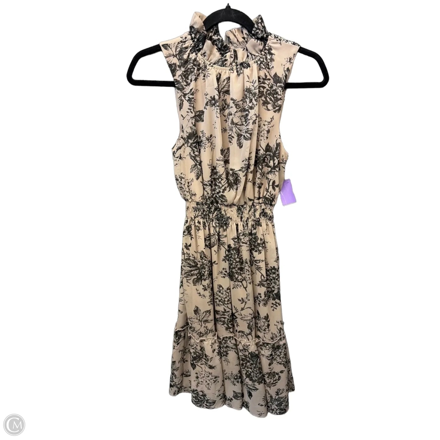 Dress Casual Midi By Kate And Lily In Black & Tan, Size: S