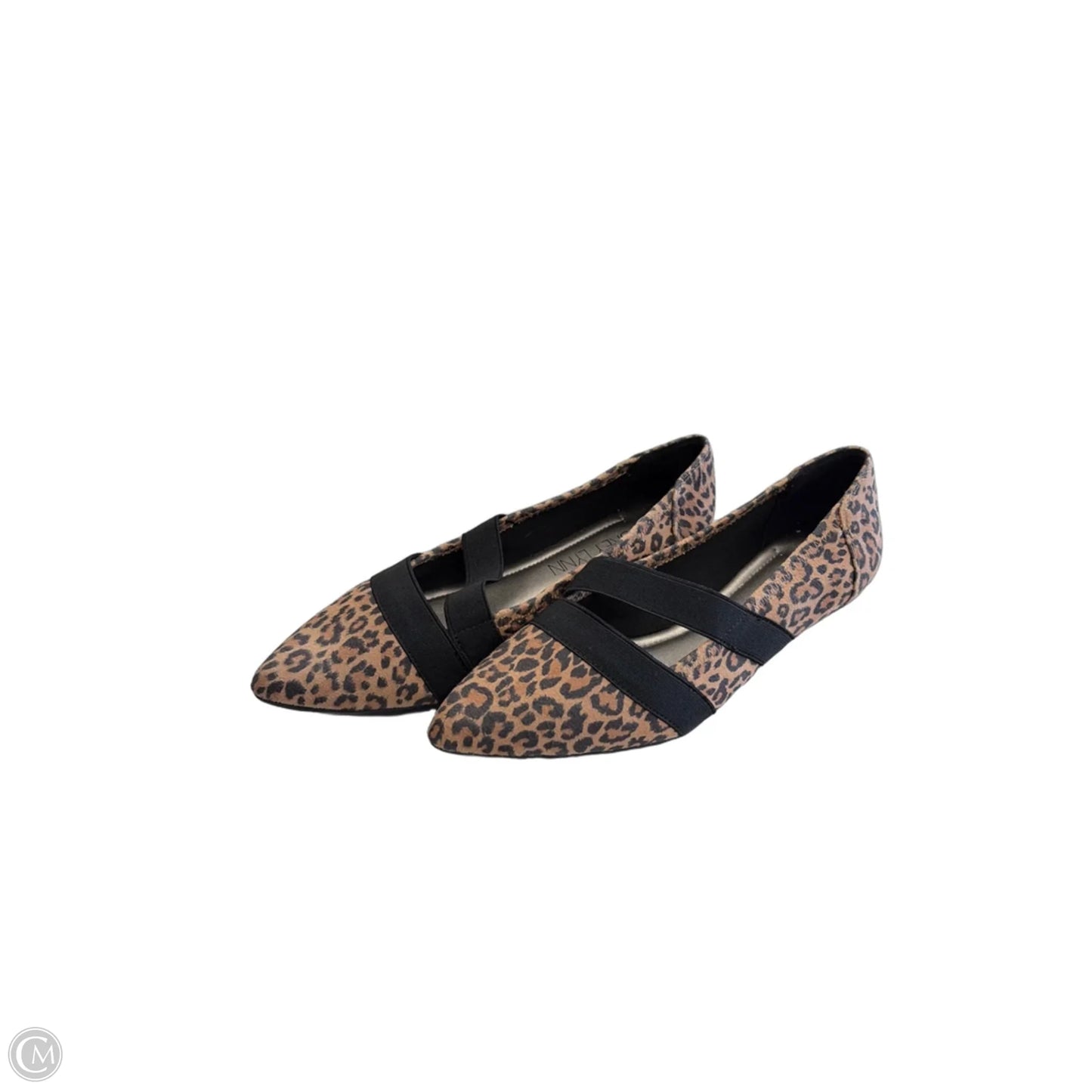 Shoes Flats By Clothes Mentor In Animal Print, Size: 6