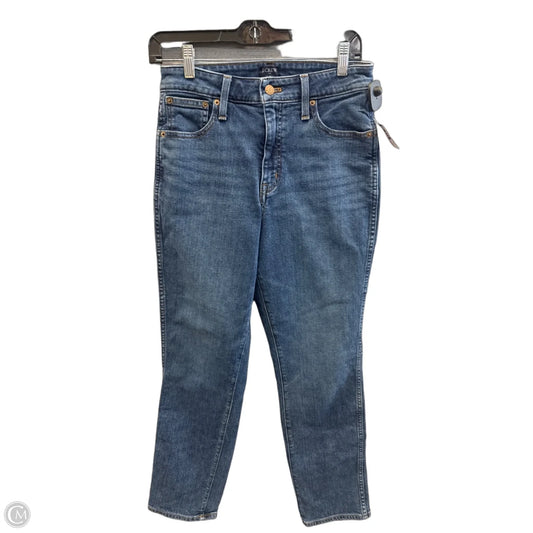 Jeans Straight By J. Crew In Blue Denim, Size: 6