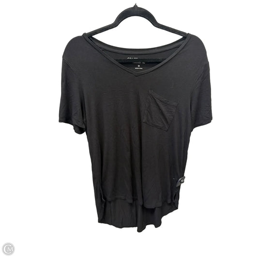 Top Short Sleeve Basic By Grace + Karma In Black, Size: M