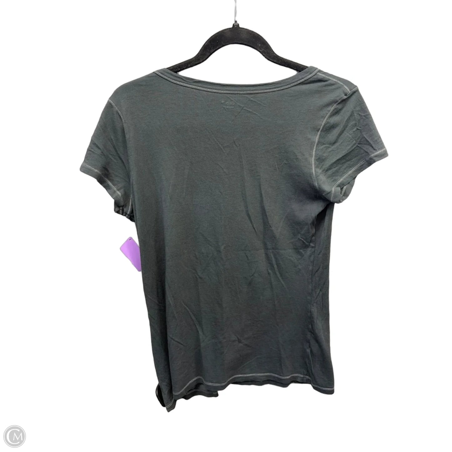 Top Short Sleeve Basic By Gap In Grey, Size: M
