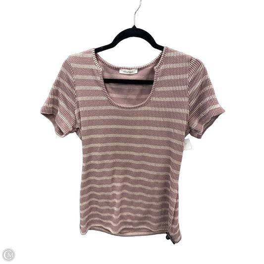 Top Short Sleeve By Clothes Mentor In Striped Pattern, Size: L