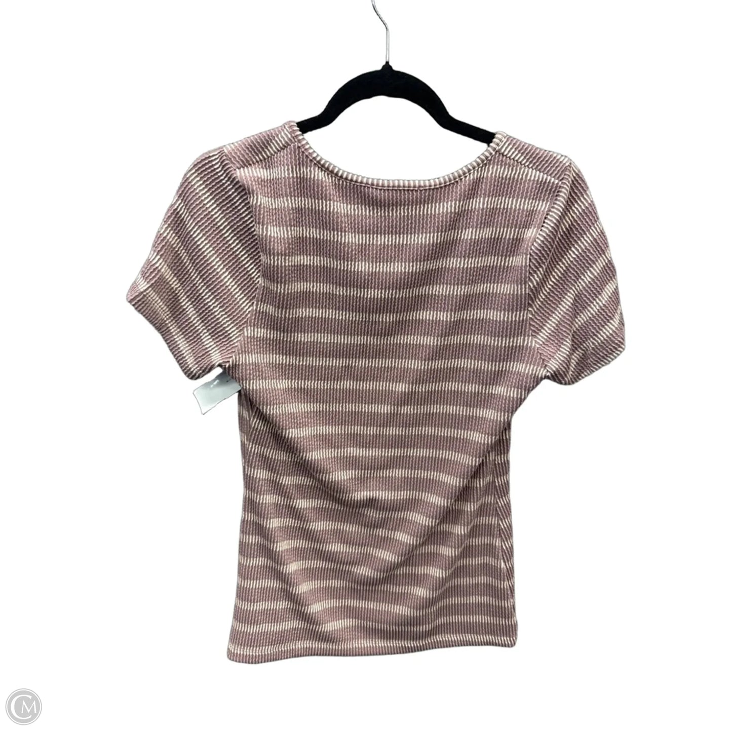 Top Short Sleeve By Clothes Mentor In Striped Pattern, Size: L