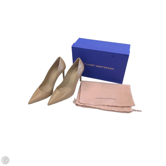 Shoes Designer By Stuart Weitzman In Tan, Size: 10