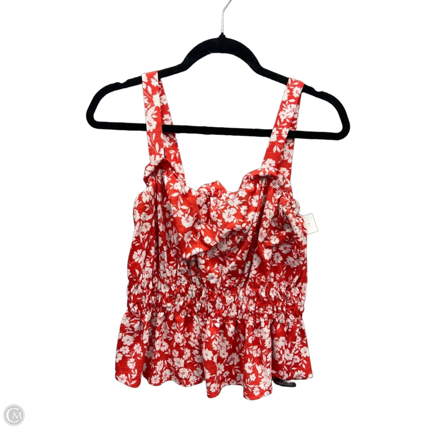 Top Sleeveless By Clothes Mentor In Red & White, Size: Xl