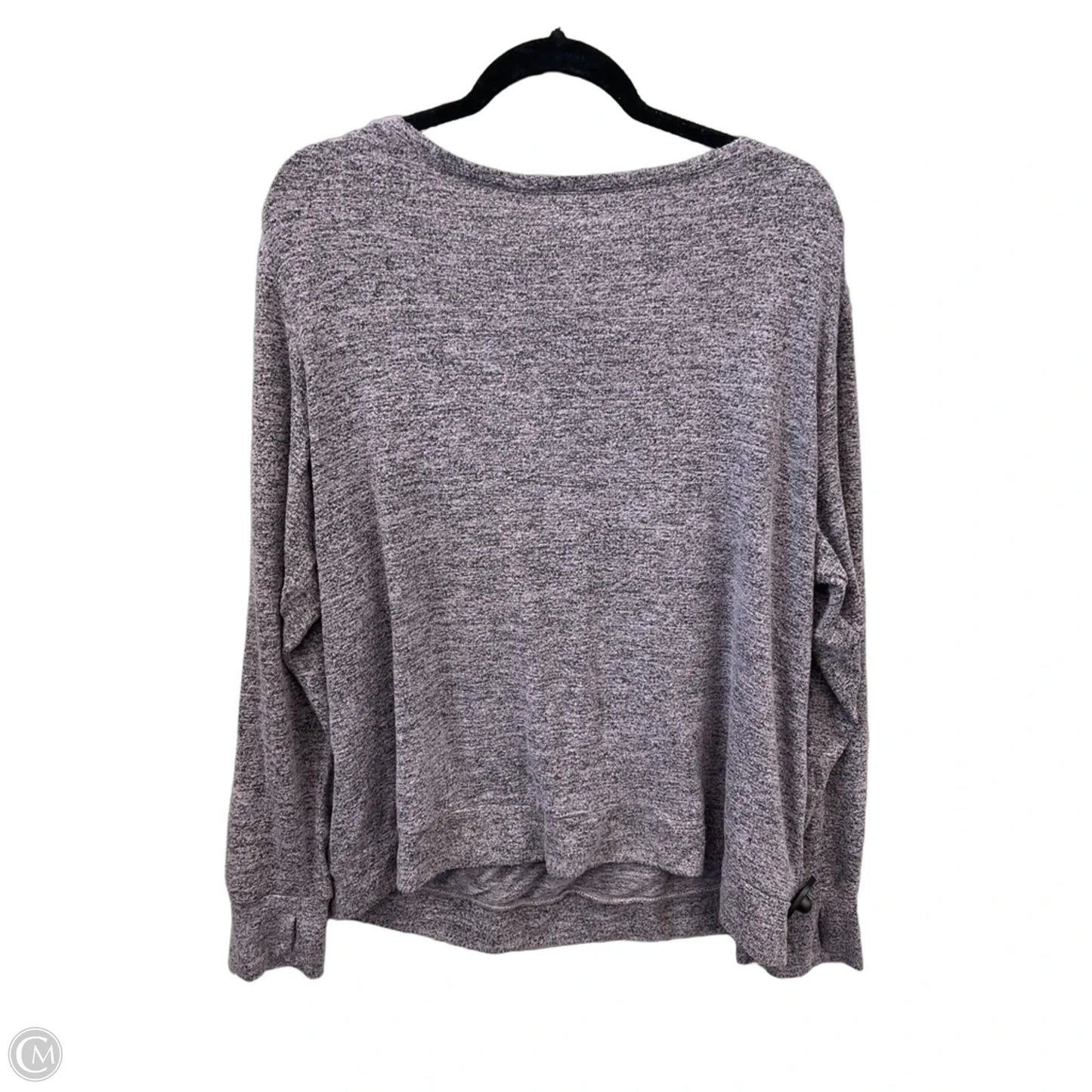 Athletic Top Long Sleeve Crewneck By Champion In Purple, Size: Xxl
