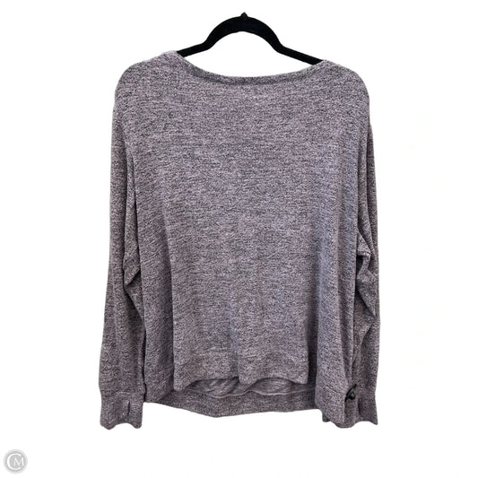 Athletic Top Long Sleeve Crewneck By Champion In Purple, Size: Xxl