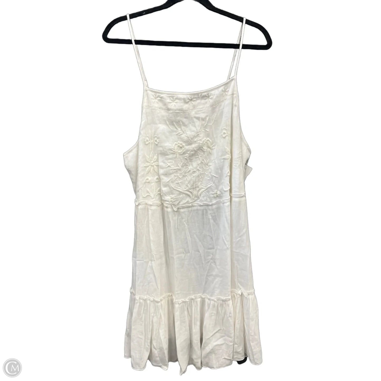 Dress Casual Midi By True Craft In White, Size: 2x