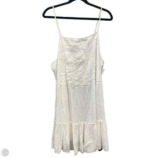 Dress Casual Midi By True Craft In White, Size: 2x