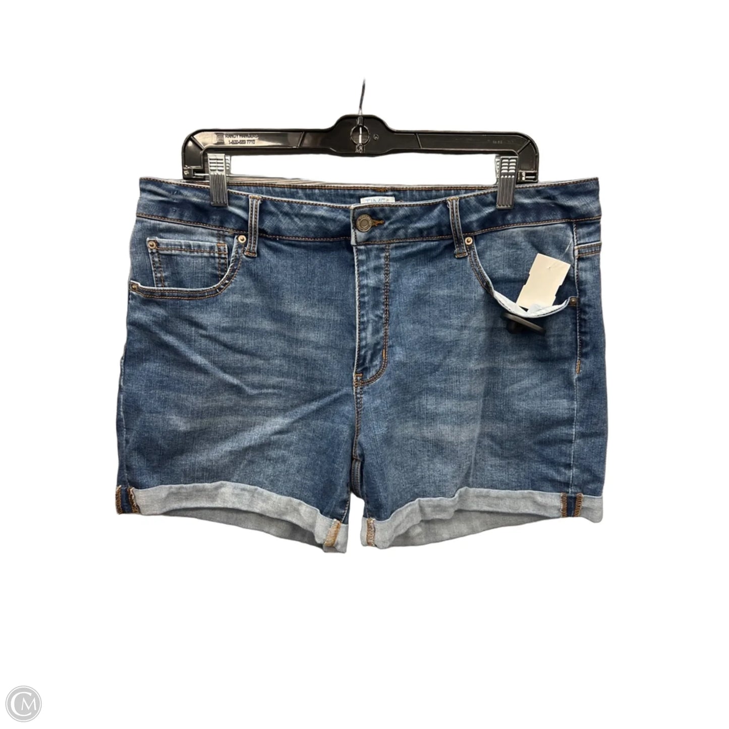 Shorts By Time And Tru In Blue Denim, Size: 16