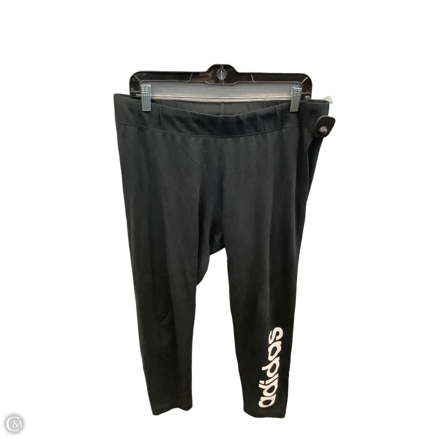 Athletic Leggings By Adidas In Black, Size: Xl