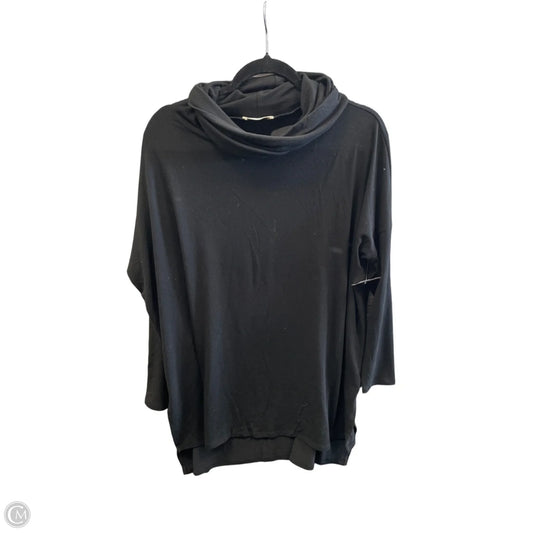 Tunic Long Sleeve By Zenana In Black, Size: Xl