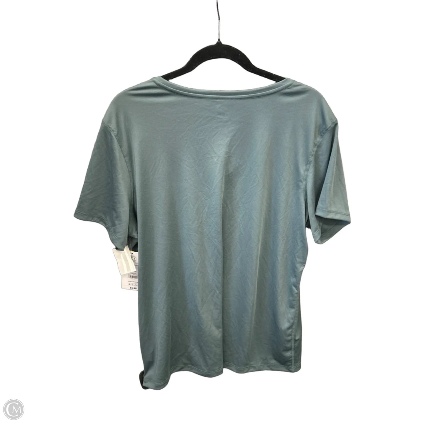 Athletic Top Short Sleeve By Athletic Works In Green, Size: Xl