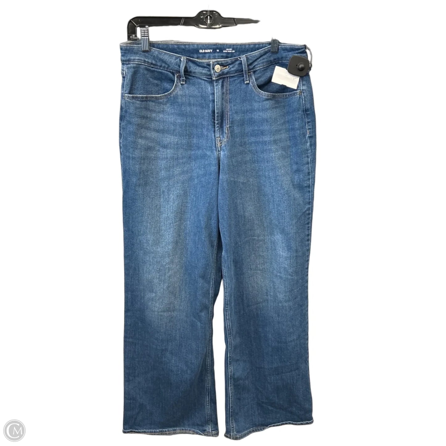 Jeans Wide Leg By Old Navy In Blue Denim, Size: 12