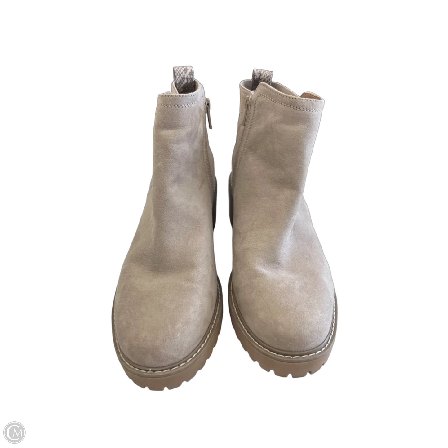 Boots Ankle Flats By Universal Thread In Cream, Size: 9