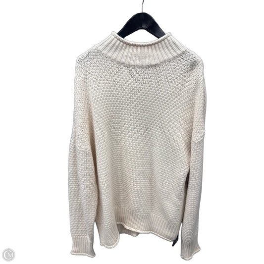 Sweater By Clothes Mentor In Cream, Size: L