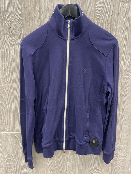 Athletic Jacket By Ralph Lauren In Purple, Size: L