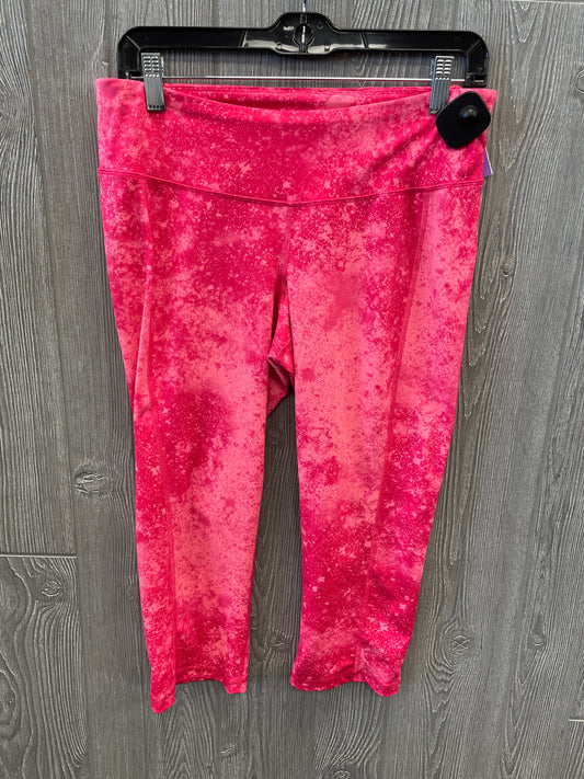 Athletic Capris By Old Navy In Pink, Size: L