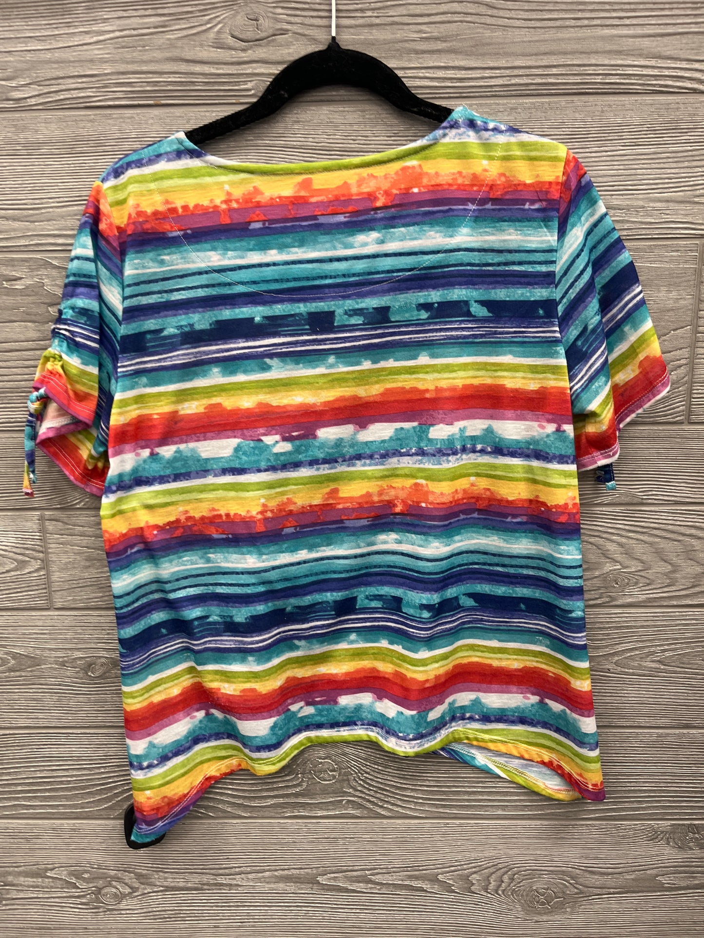 Top Short Sleeve By Alfred Dunner In Multi-colored, Size: Petite  M