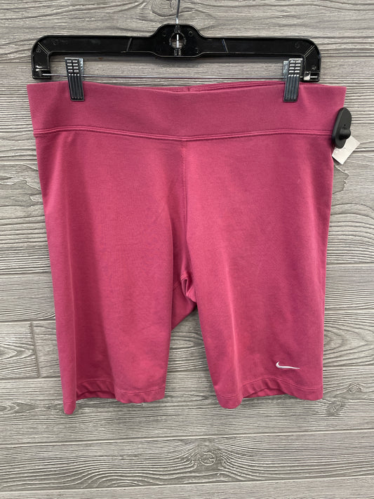 Athletic Shorts By Nike Apparel In Pink, Size: L