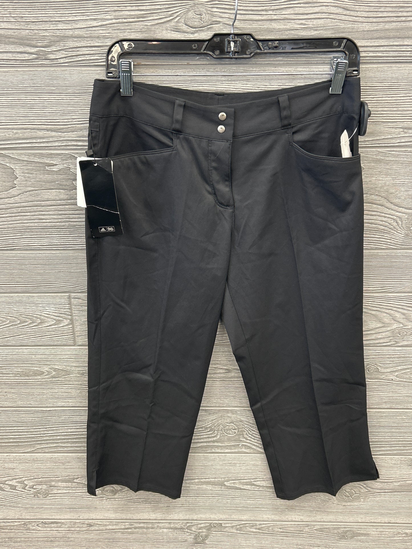 Athletic Capris By Adidas In Black, Size: S