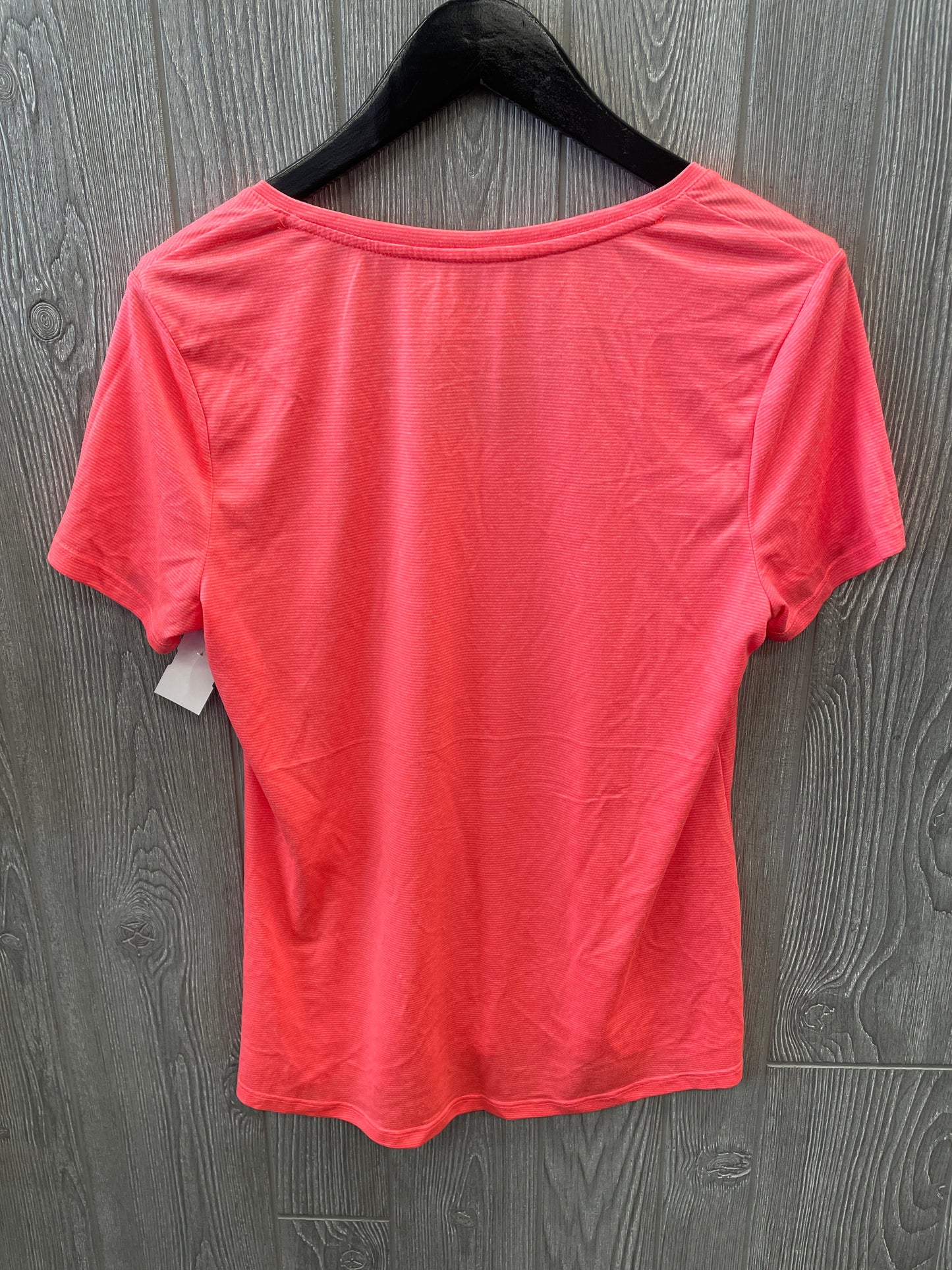 Athletic Top Short Sleeve By Clothes Mentor In Coral, Size: L