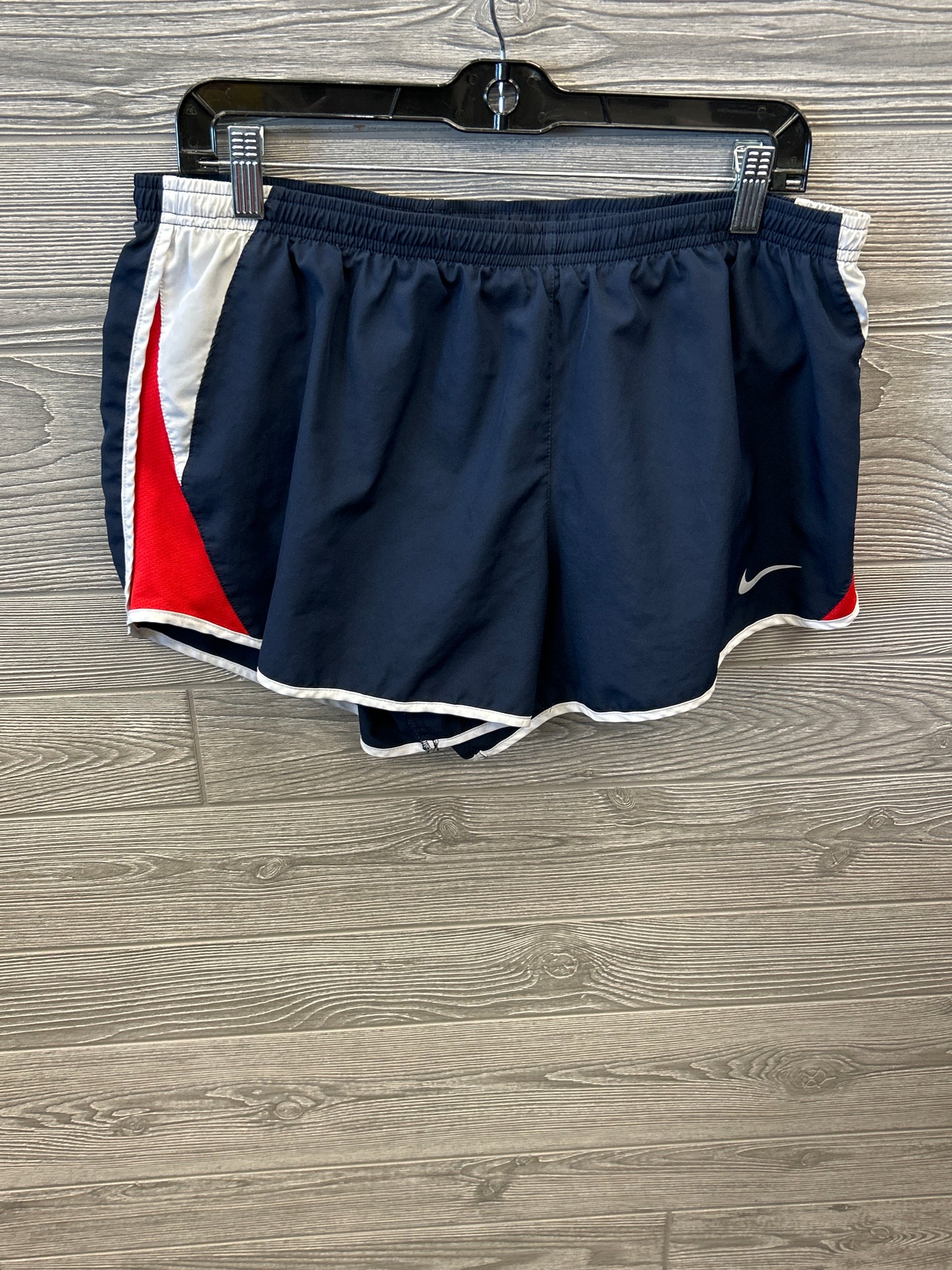 Athletic Shorts By Nike Apparel In Blue & Red & White, Size: Xl