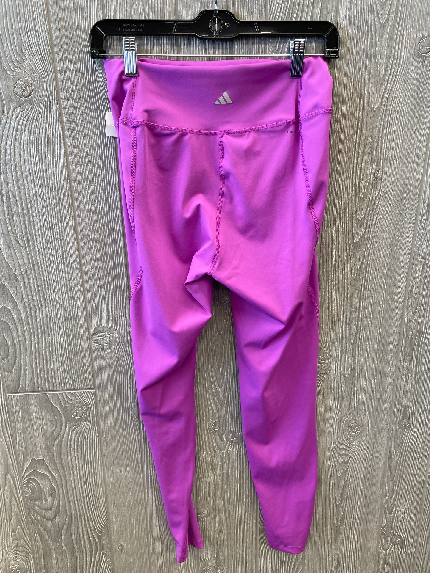 Athletic Leggings By Adidas In Purple, Size: L