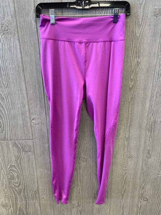 Athletic Leggings By Adidas In Purple, Size: L