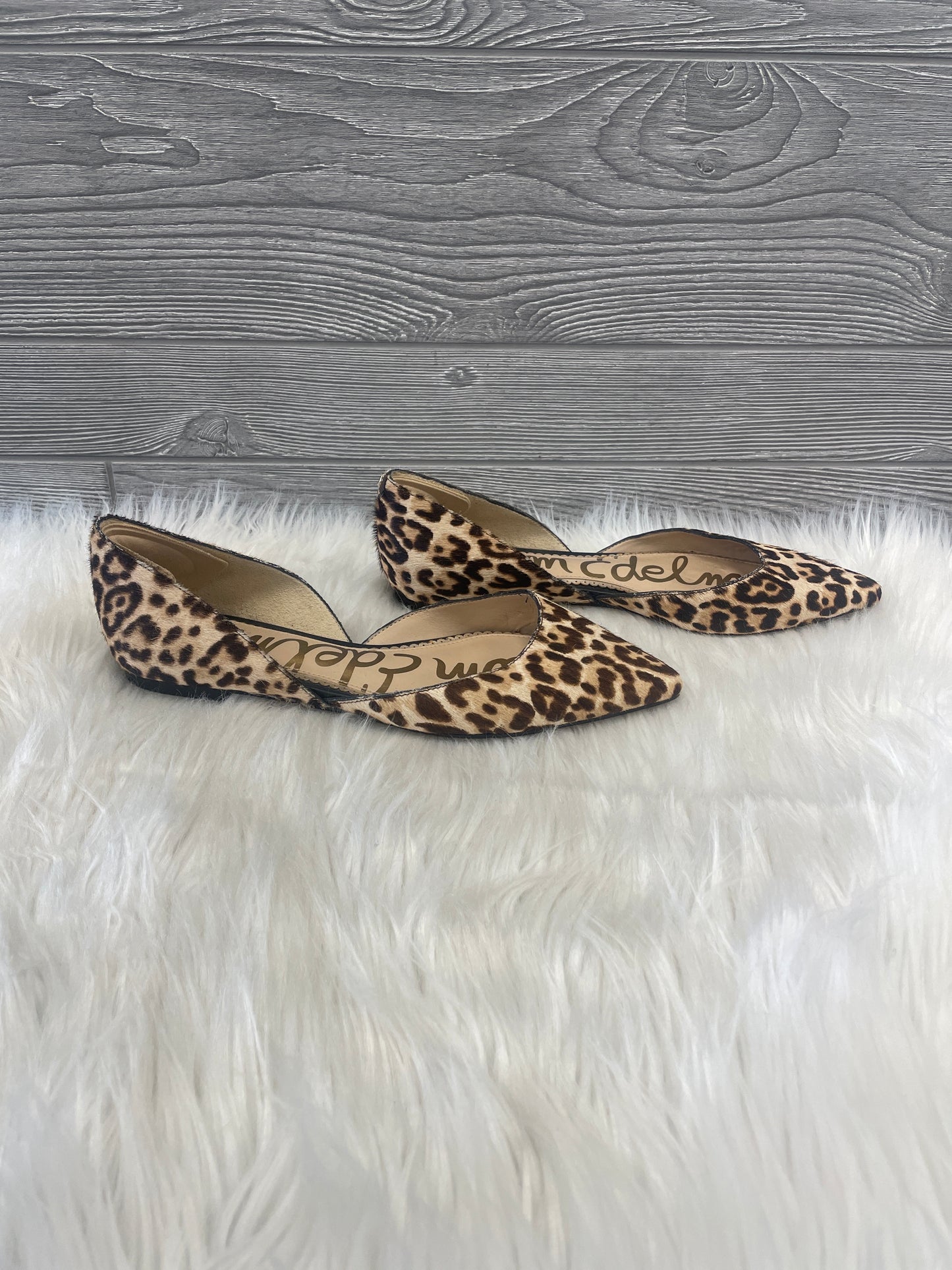 Shoes Flats By Sam Edelman In Animal Print, Size: 7.5