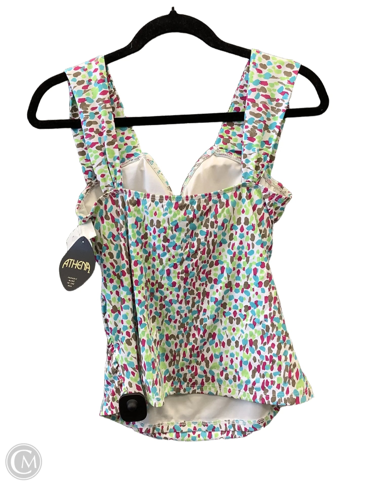 Swimsuit Top By Clothes Mentor In Multi-colored, Size: M